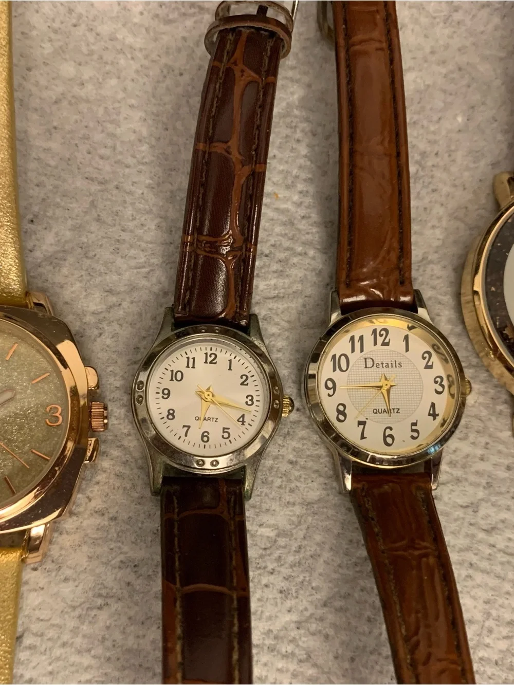 Ladies Watch Lot of 10 PC,All needs batteries.